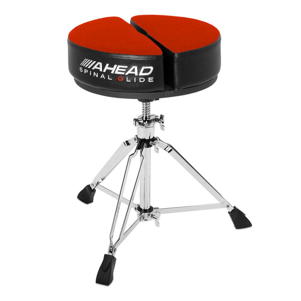 Ahead Spinal-G Drum Throne w/Red Round Top, 3-Leg