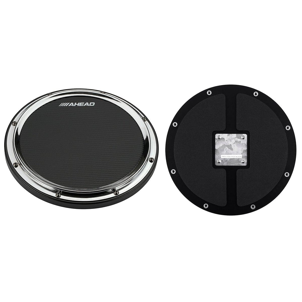 Ahead S-Hoop Marching Practice Pad 14" Black/Chrome