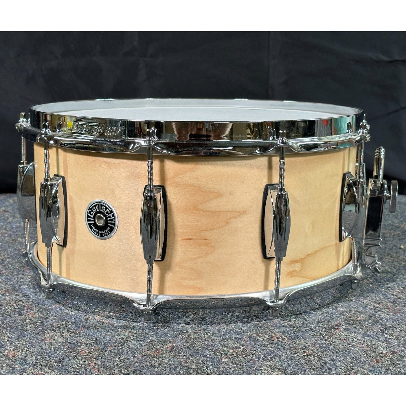 Used Gretsch Brooklyn Straight Satin Snare Drum 14x6.5