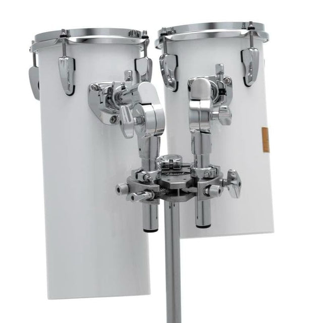 Pearl Rocket Toms with Stand 12 & 15" - White