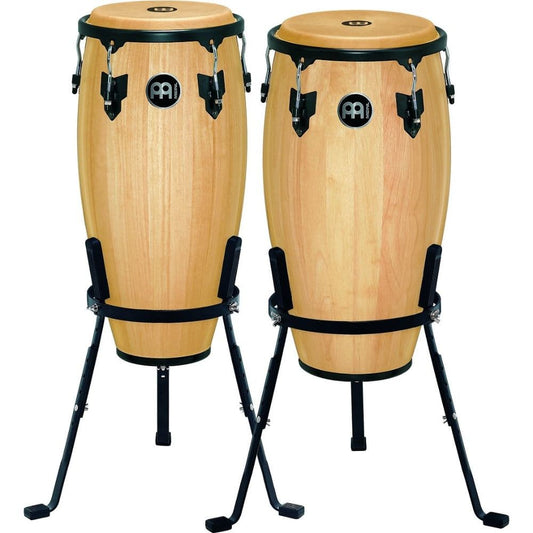 Meinl Headliner Wood Congas 11 & 12 Set, Incl. Basket Stands Natural