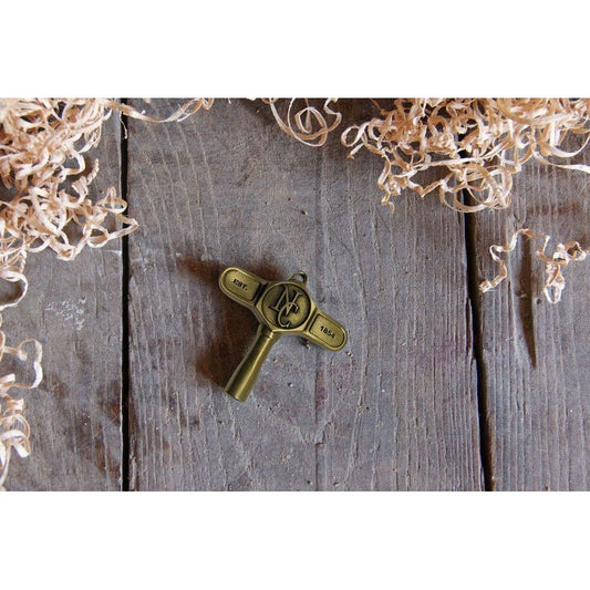 Noble & Cooley Drum Key Antique Brass