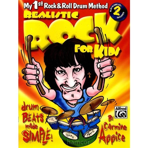 Carmine Appice - Realistic Rock for Kids Drum Method Book