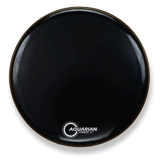 Aquarian Full Force II Bass Drum Head 18" Black