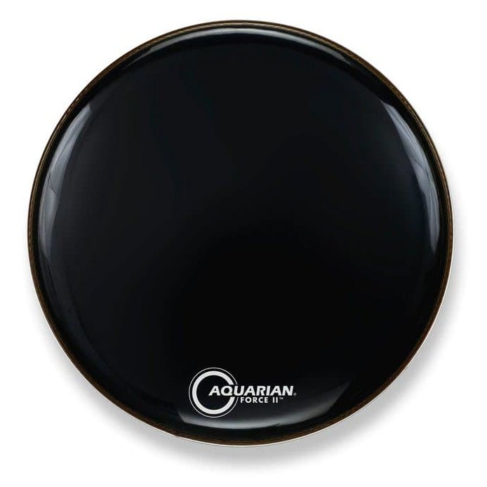Aquarian Full Force II Bass Drum Head 20" Black