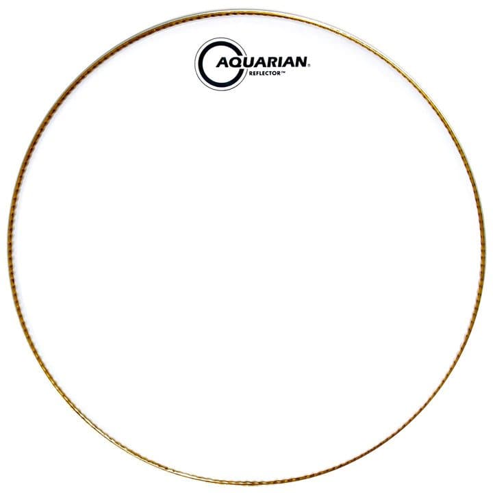 Aquarian Ice White Reflector Superkick Bass Drum Head 18"