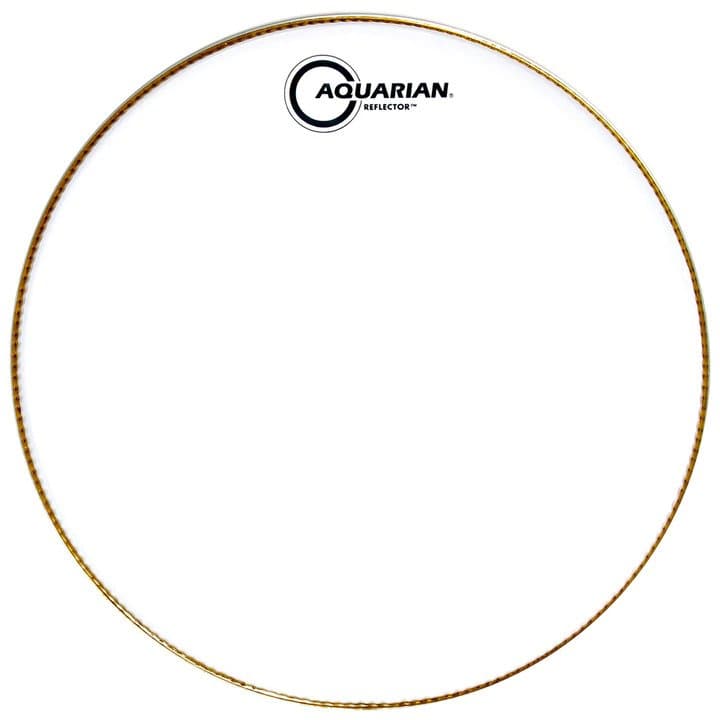 Aquarian Ice White Reflector Superkick Bass Drum Head 26"