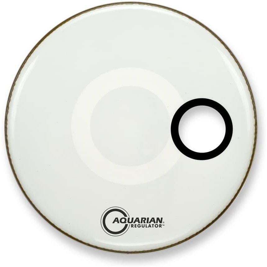 Aquarian Regulator Bass Drumhead 16 White