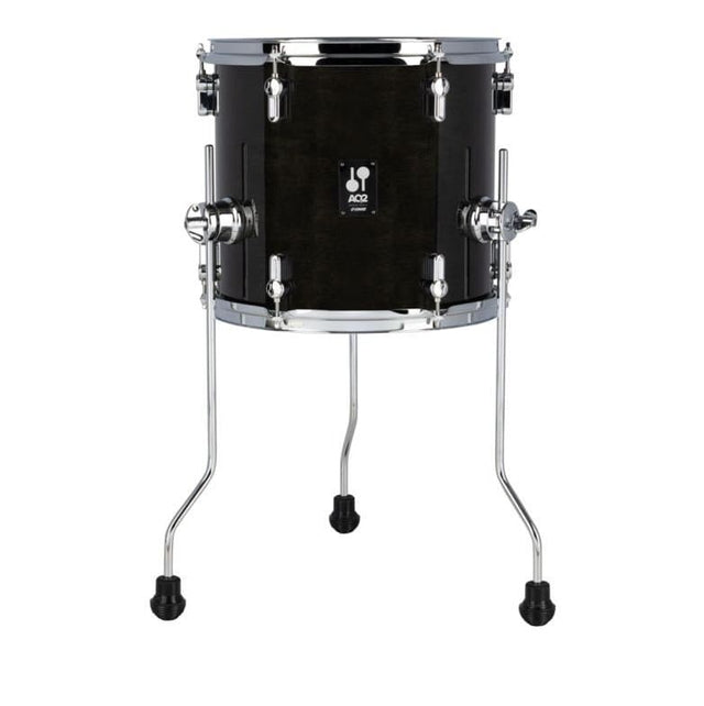 Sonor AQ2 13x12 Maple Floor Tom - Transparent Black