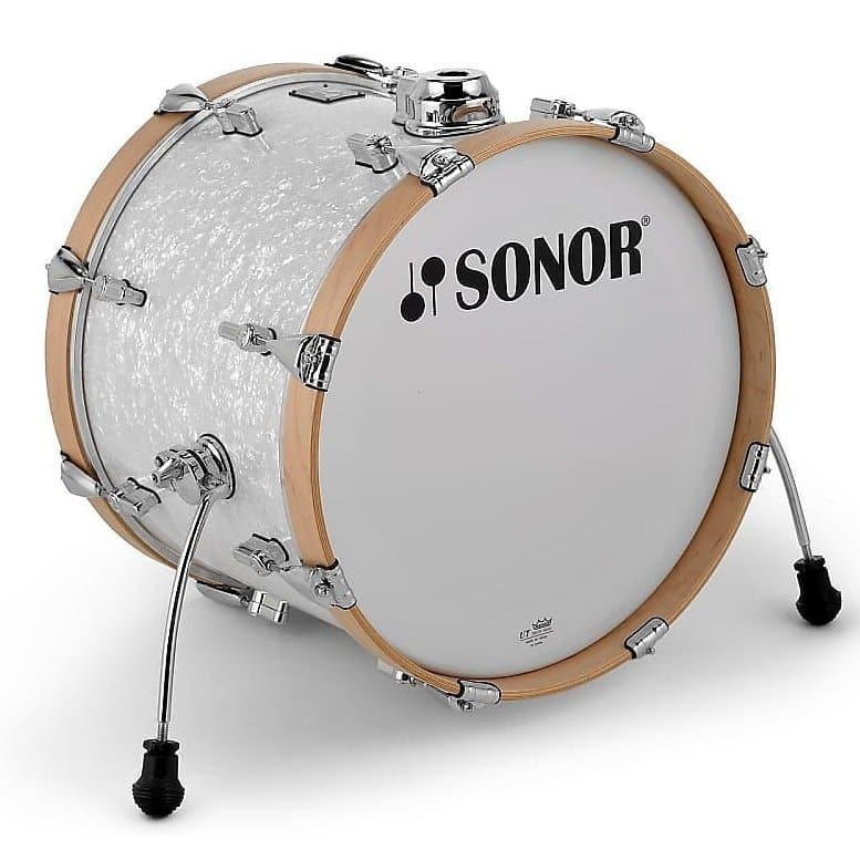 Sonor AQ2 Bass Drum 18x14 w/Mount Plate White Marine Pearl