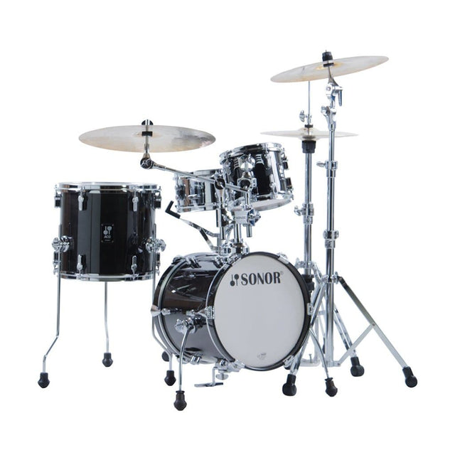 Sonor AQ2 Maple 4pc Martini Drum Set Transparent Black