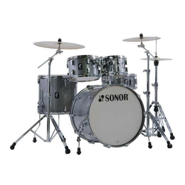 Sonor AQ2 Maple 5pc Stage Drum Set Titanium Quartz