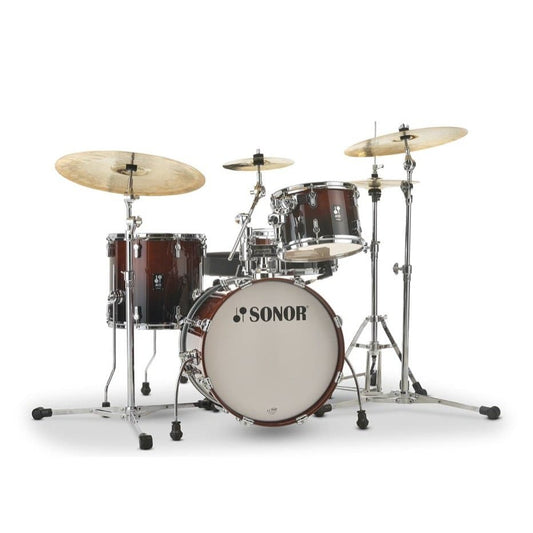 Sonor AQ2 Maple 4pc Bop Drum Set Brown Fade