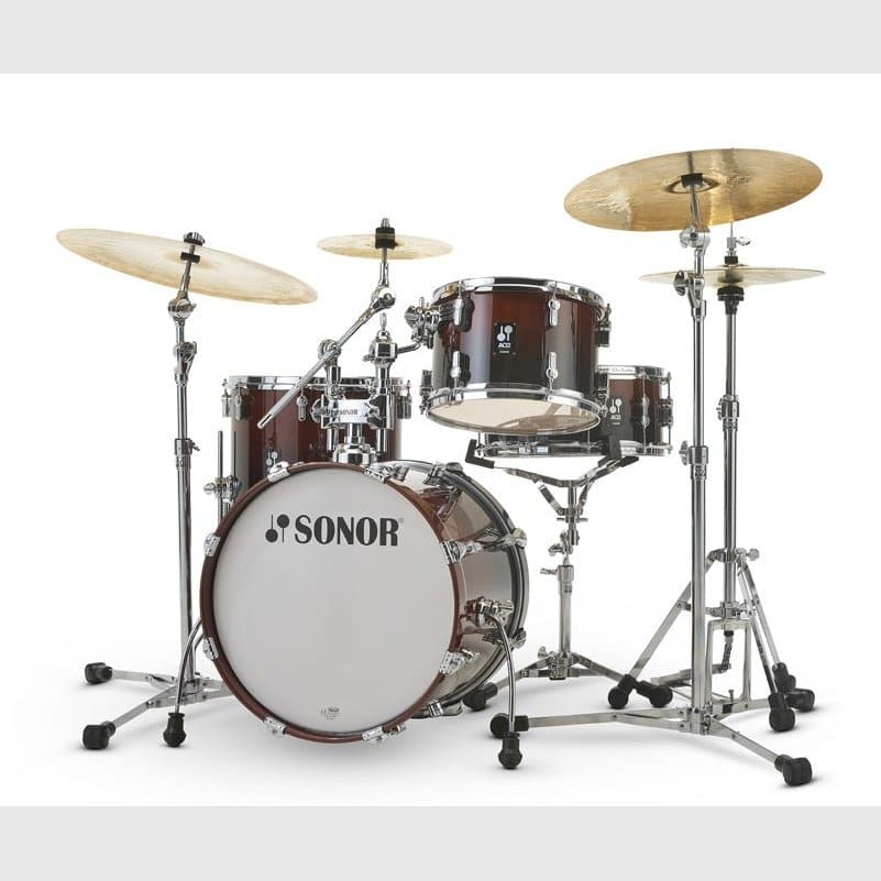Sonor AQ2 Maple 4pc Bop Drum Set Brown Fade