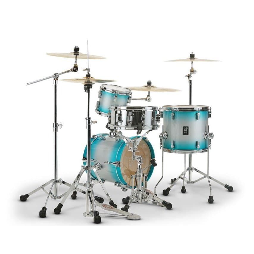 Sonor AQ2 Maple 4pc Martini Drum Set Aqua Silver Burst