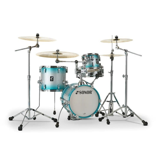 Sonor AQ2 Maple 4pc Martini Drum Set Aqua Silver Burst