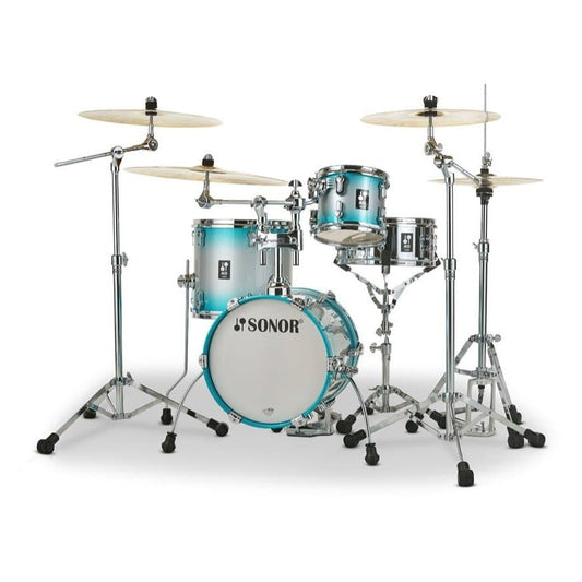 Sonor AQ2 Maple 4pc Martini Drum Set Aqua Silver Burst