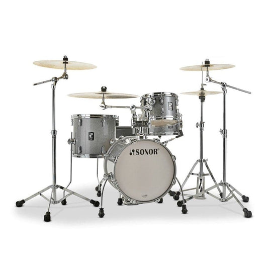 Sonor AQ2 Maple 4pc Safari Drum Set Titanium Quartz