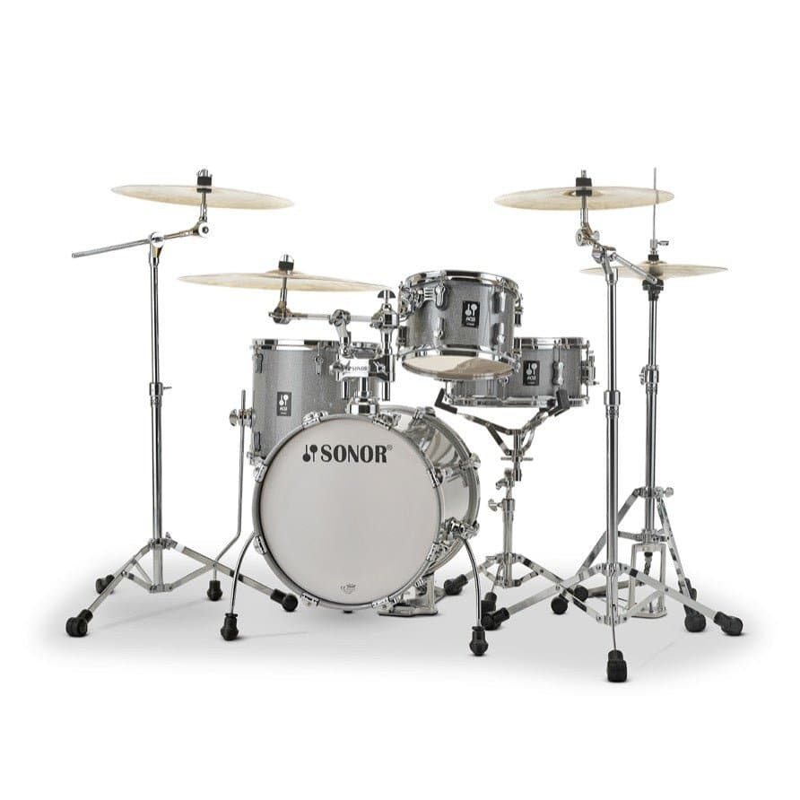 Sonor AQ2 Maple 4pc Safari Drum Set Titanium Quartz