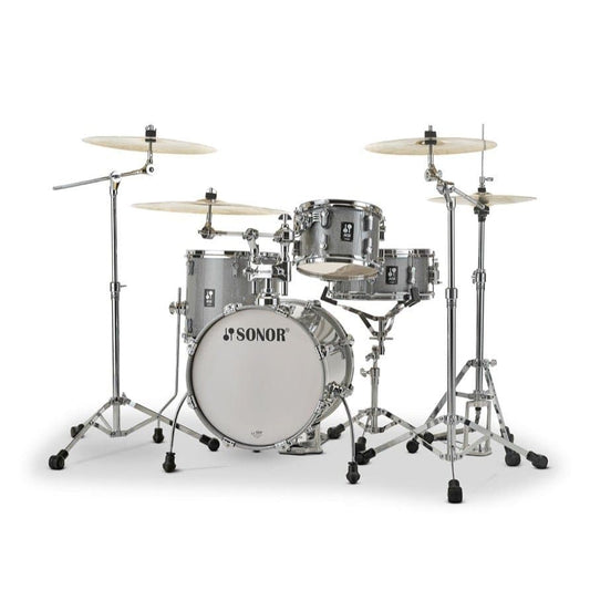 Sonor AQ2 Maple 4pc Safari Drum Set Titanium Quartz