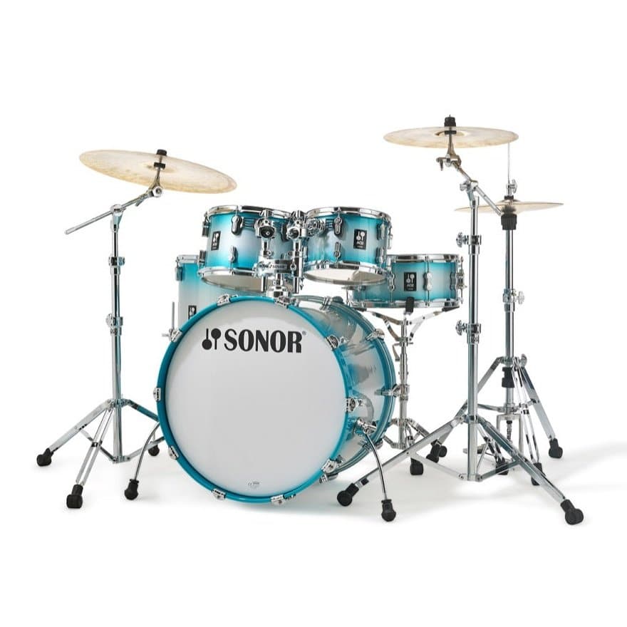 Sonor AQ2 Maple 5pc Studio Drum Set Aqua Silver Burst