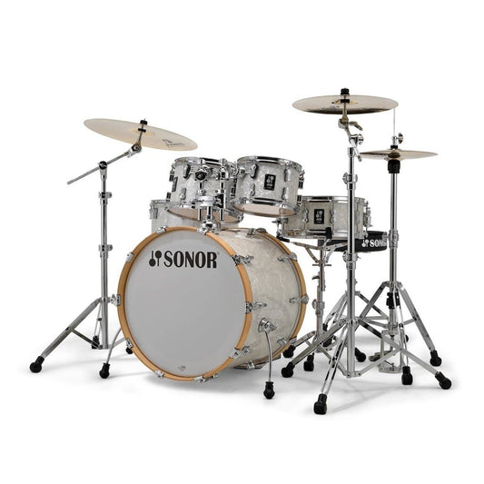 Sonor AQ2 Maple 5pc Stage Drum Set White Marine Pearl