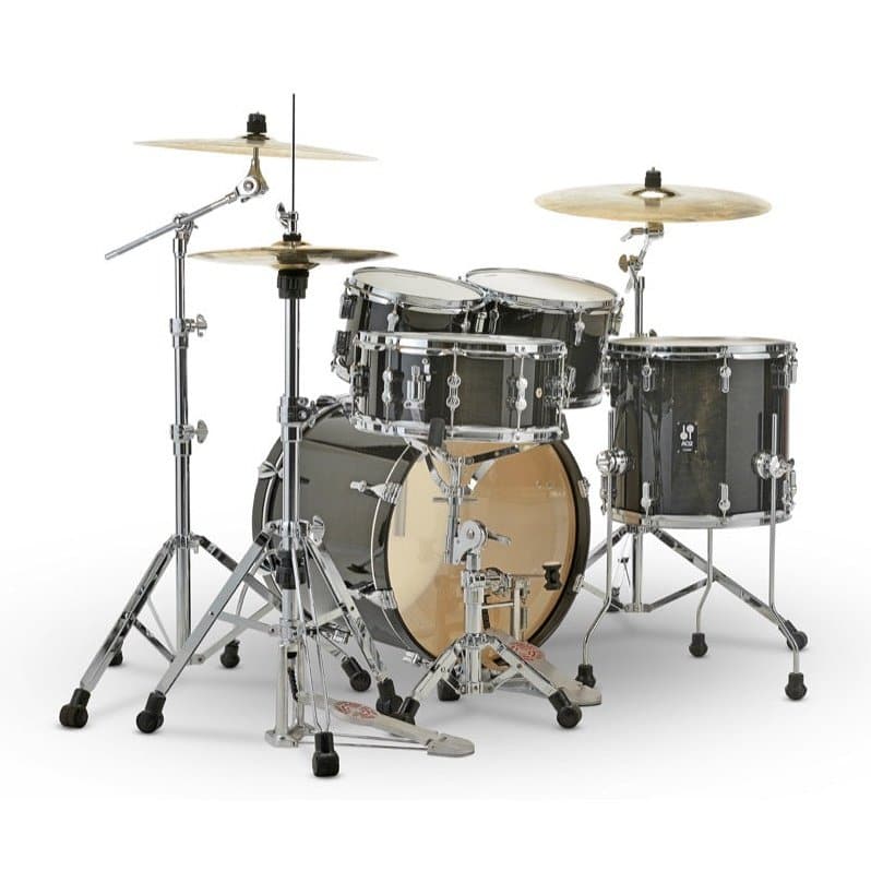 Sonor AQ2 Maple 5pc Studio Drum Set Transparent Black