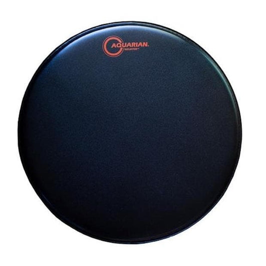 Aquarian Texture Coated Reflector Black Snare Batter Drum Head 14"