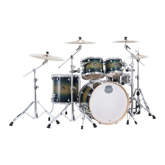 Mapex Armory Series Rock Drum Set - 22/10/12/16/14 - Rainforest Burst