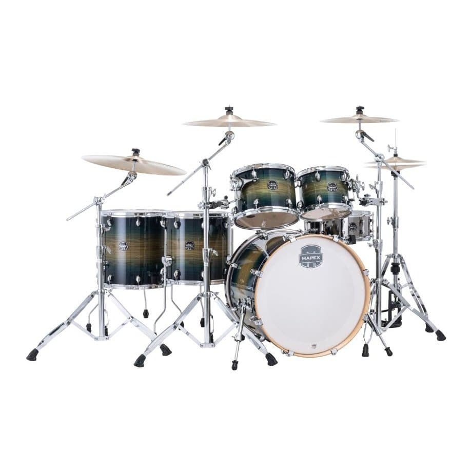 Mapex Armory Series Studioease Drum Set - 22/10/12/14/16/14 - Rainforest Burst