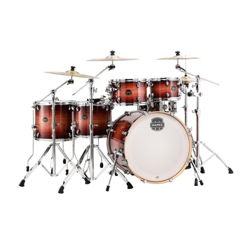 Mapex Armory Series Studioease Drum Set Fast Toms Redwood Burst