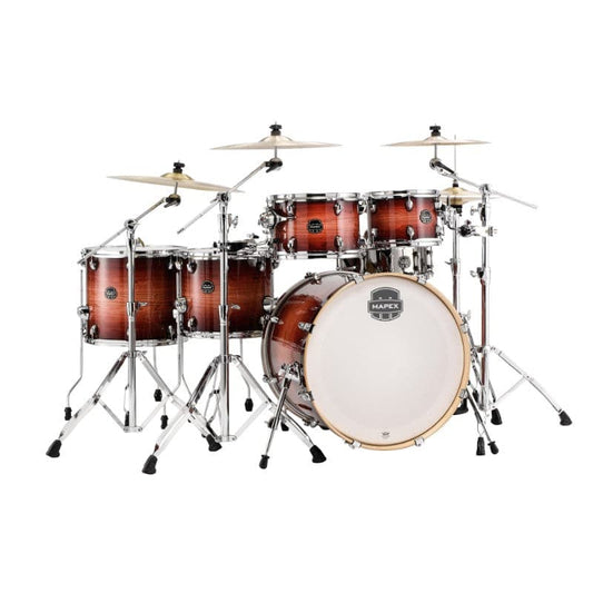 Mapex Armory Series Studioease Drum Set Fast Toms Redwood Burst