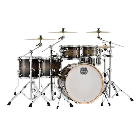 Mapex Armory Studioease Fast Drum Set - Black Dawn with Chrome Plated Hardware