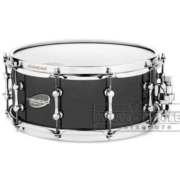 Ahead Black Chrome On Brass Snare Drum 13x6 w/Trick Throw-Off