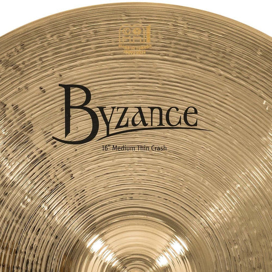 Meinl Byzance Brilliant Medium Thin Crash Cymbal 16