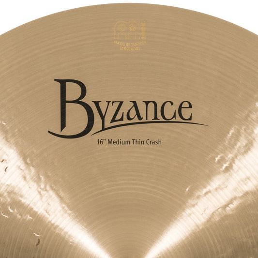 Meinl Byzance Traditional Medium Thin Crash Cymbal 16