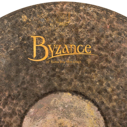 Meinl Byzance Extra Dry Thin Crash Cymbal 18