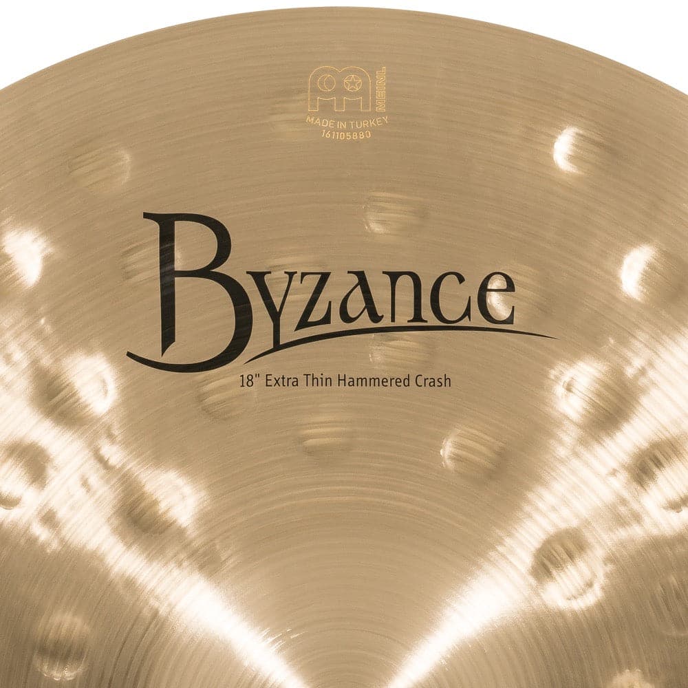 Meinl Byzance Traditional Extra Thin Hammered Crash Cymbal 18