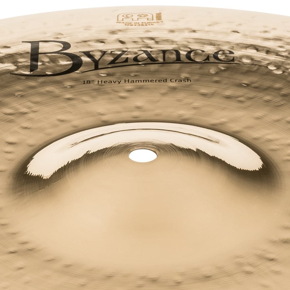 Meinl Cymbals B18HHC-B Byzance Brilliant 18" Heavy Hammered Crash