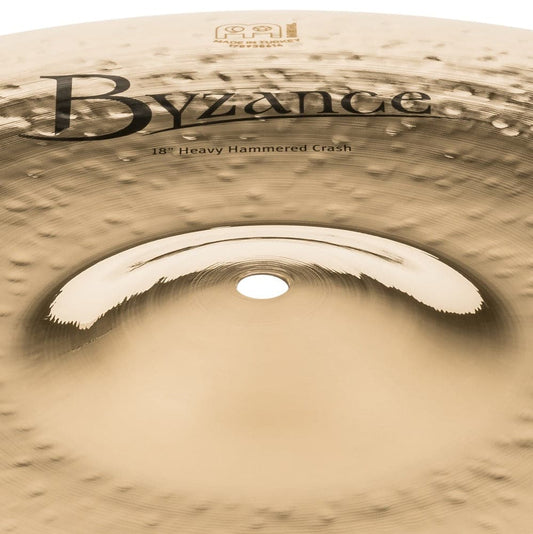 Meinl Cymbals B18HHC-B Byzance Brilliant 18" Heavy Hammered Crash