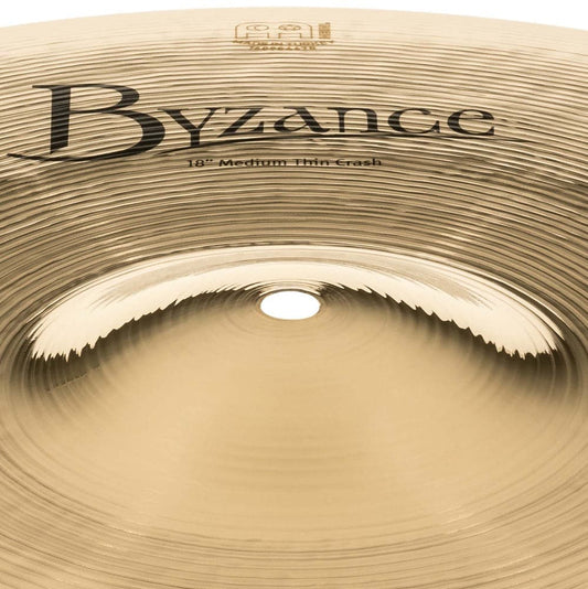 Meinl Byzance Brilliant Medium Thin Crash Cymbal 18