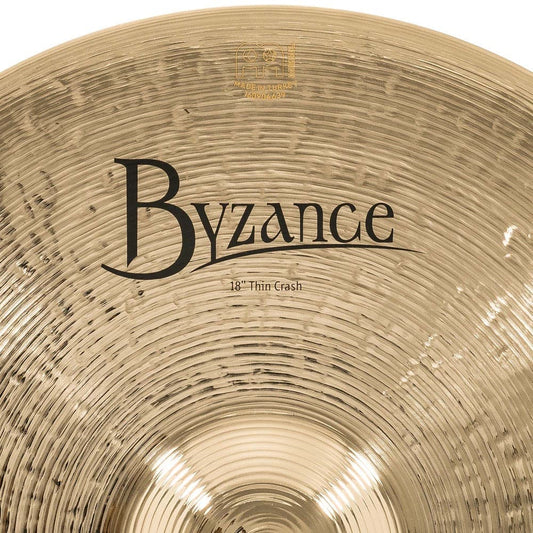 Meinl Byzance Brilliant Thin Crash Cymbal 18