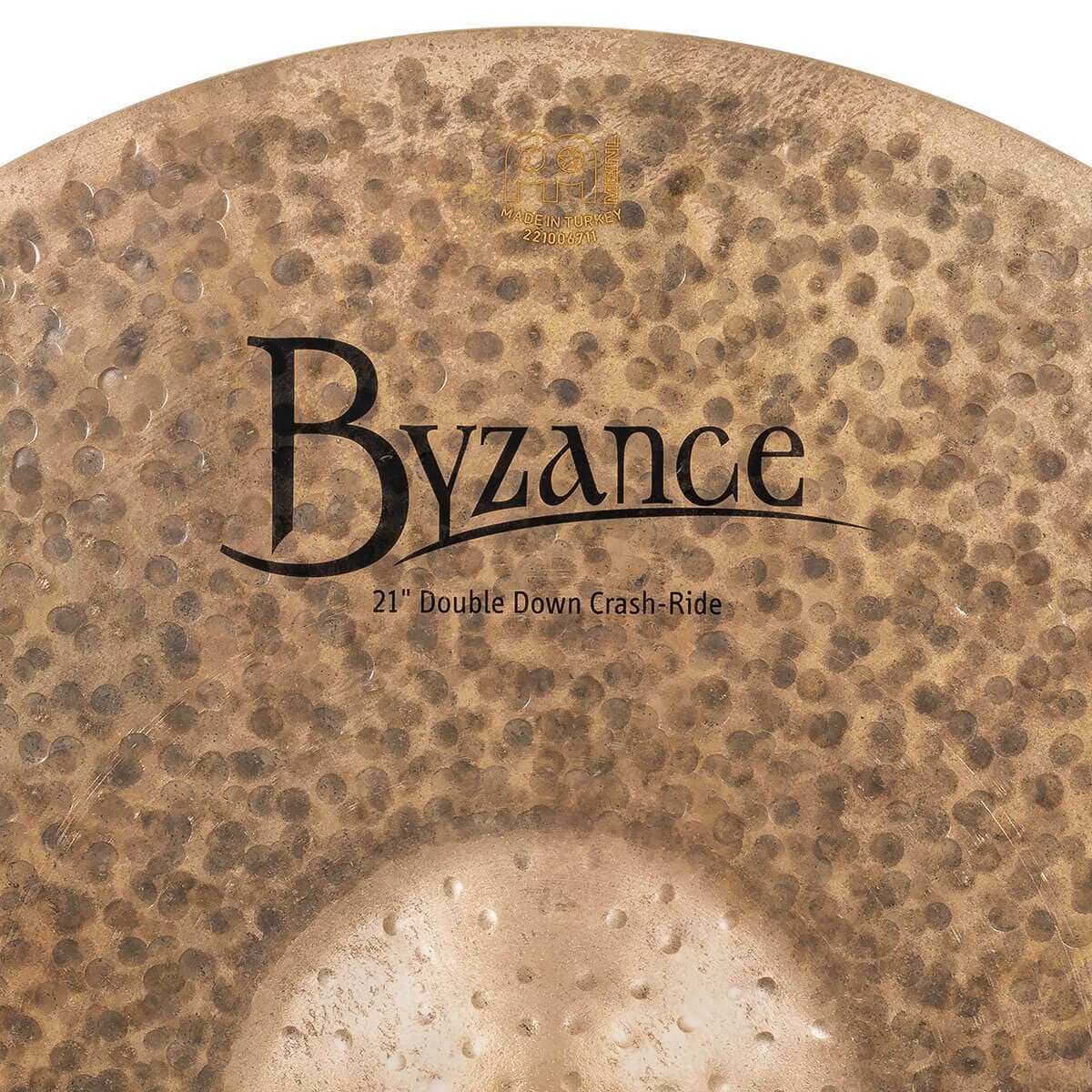 Meinl Byzance Dark Double Down Crash Ride Cymbal 21"