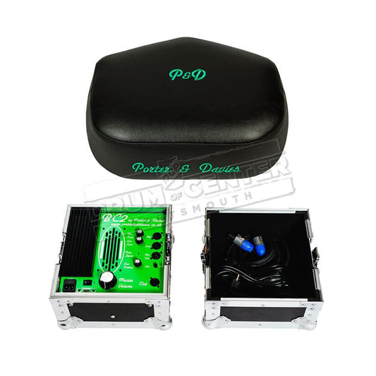 Porter & Davies BC2 Tactile Drum Monitor w/Extra-Wide Throne Top Black Vinyl