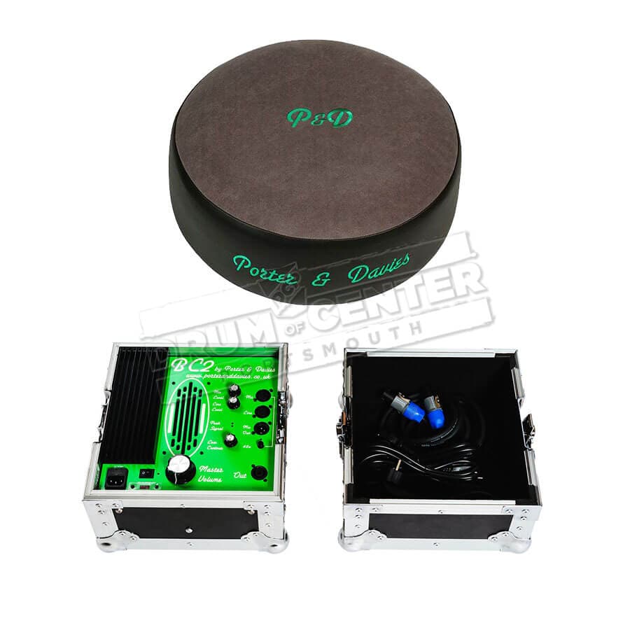 Porter & Davies BC2 Tactile Drum Monitor w/Round Throne Top Grey