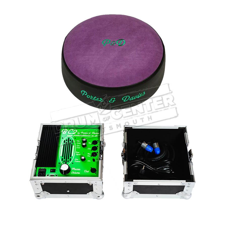 Porter & Davies BC2 Tactile Drum Monitor w/Round Throne Top Purple