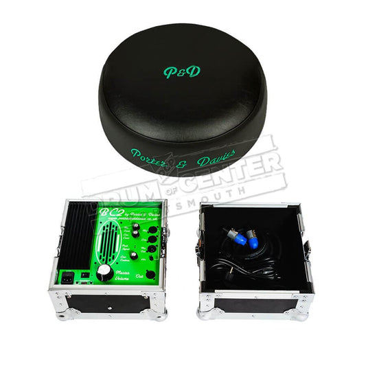 Porter & Davies BC2 Tactile Drum Monitor w/Round Throne Top Black Vinyl