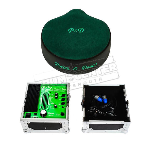 Porter & Davies BC2 Tactile Drum Monitor w/Saddle Throne Top Green
