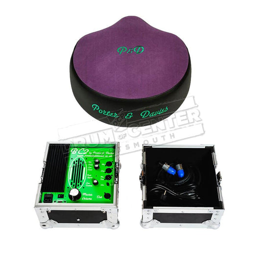 Porter & Davies BC2 Tactile Drum Monitor w/Saddle Throne Top Purple