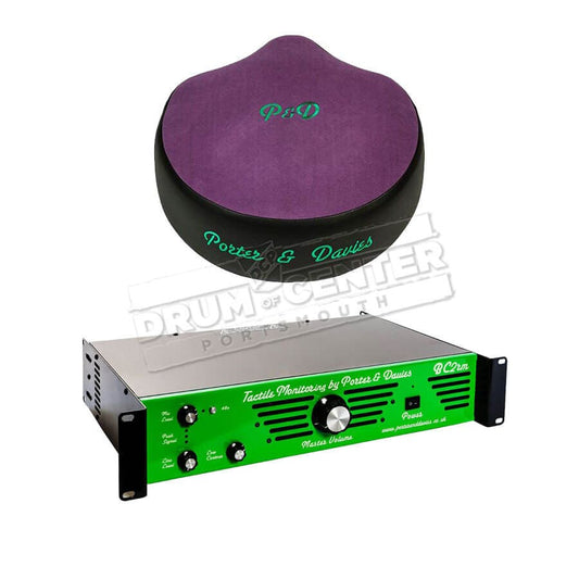 Porter & Davies BC2 Rackmount Tactile Drum Monitor w/Saddle Throne Top Purple